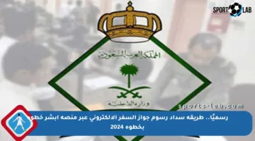 رسميًا.. طريقة سداد رسوم جواز السفر الإلكتروني عبر منصة أبشر خطوة بخطوة 2024